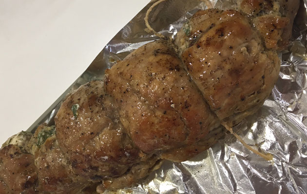 Täytetty porsaanfilee