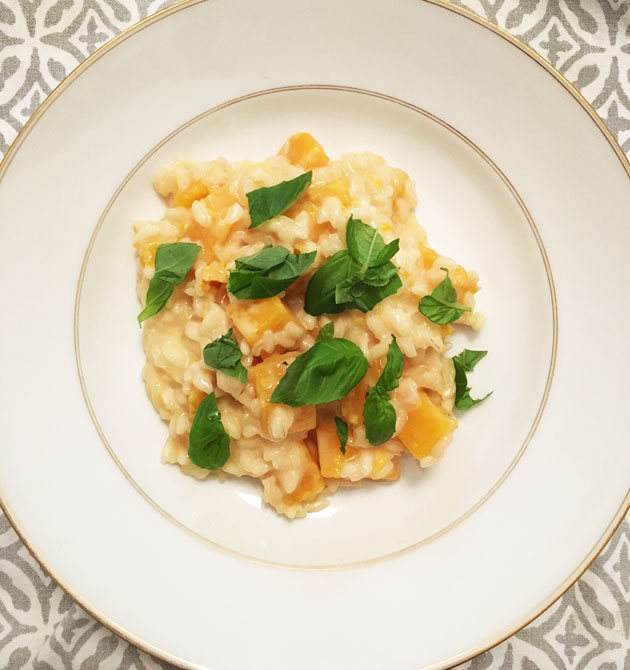 Myskikurpitsarisotto