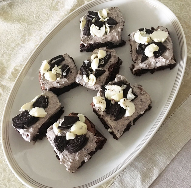 Oreo-brownies