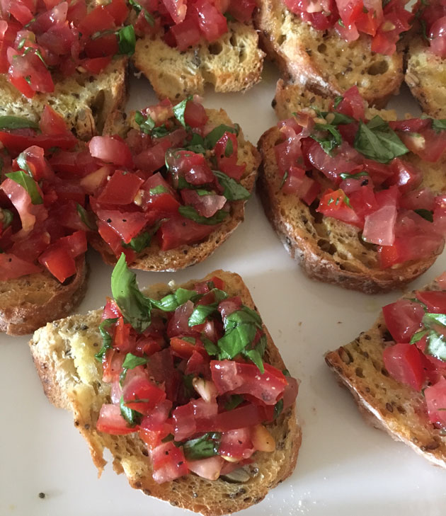Tomaattibruschetta