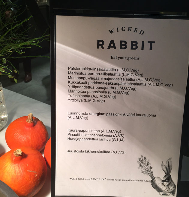 Fazer & Co Wicked Rabbit -lista