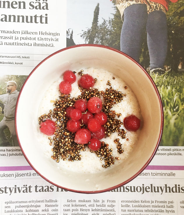 Samettinen mannapuuro – aamiaisherkku vailla&nbsp;vertaa