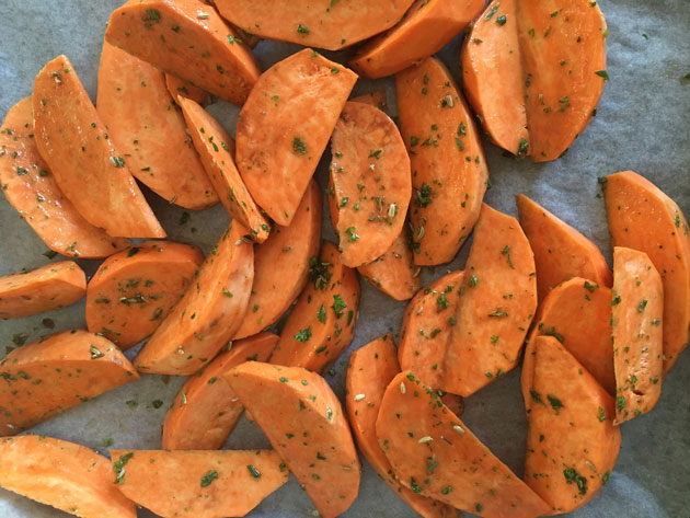 Uunipaahdetut bataatit