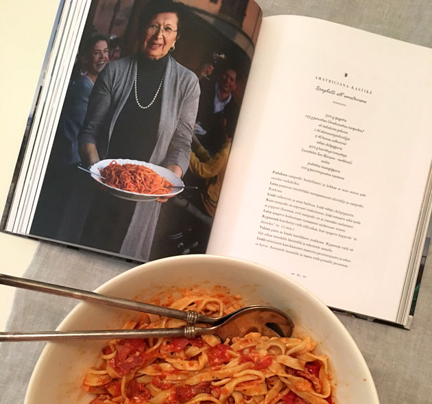 Amatriciana-kastike pastalle