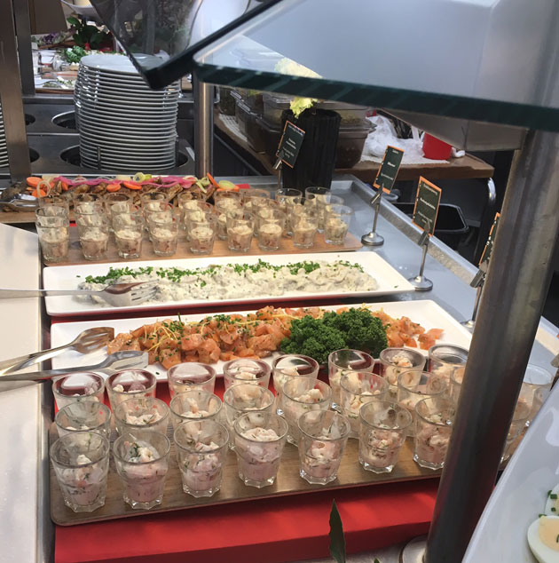 Viking Linen joulubuffet 2017 kalat