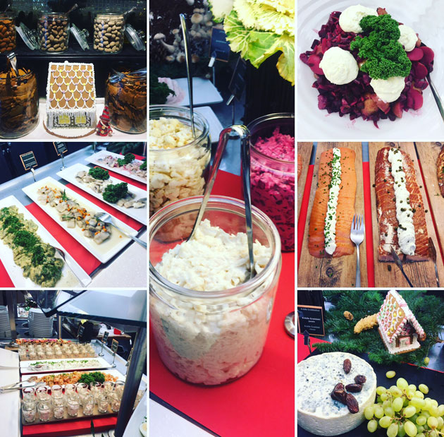 Testissä: perinteisiä herkkuja notkuva Viking Linen&nbsp;joulubuffet