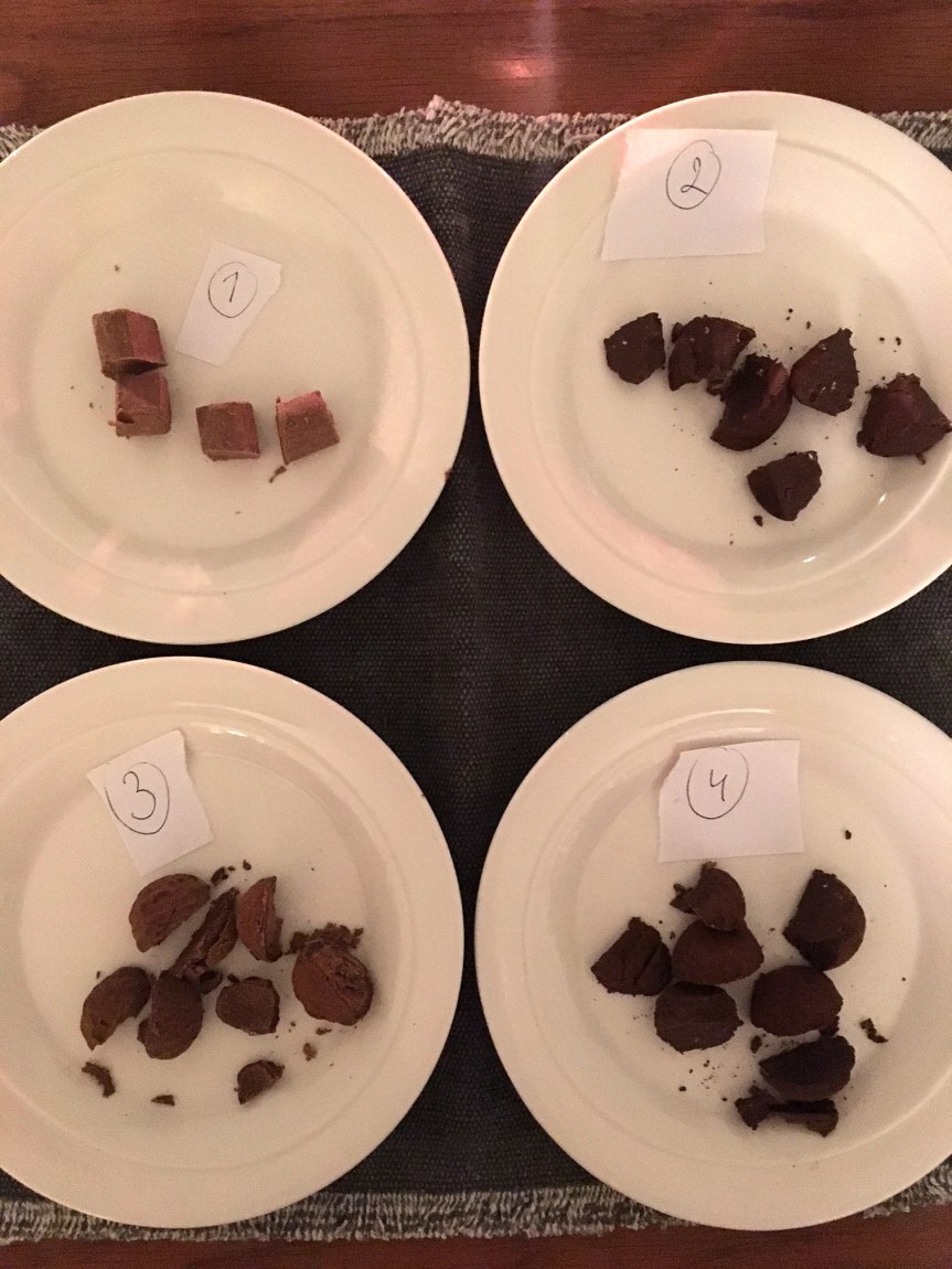 Tryffelit makutestissä