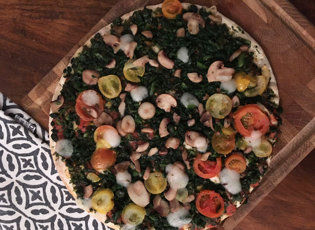 Lidlin Pizza Verdura paistettuna