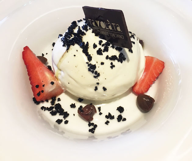 Oliiviöljyjäätelö