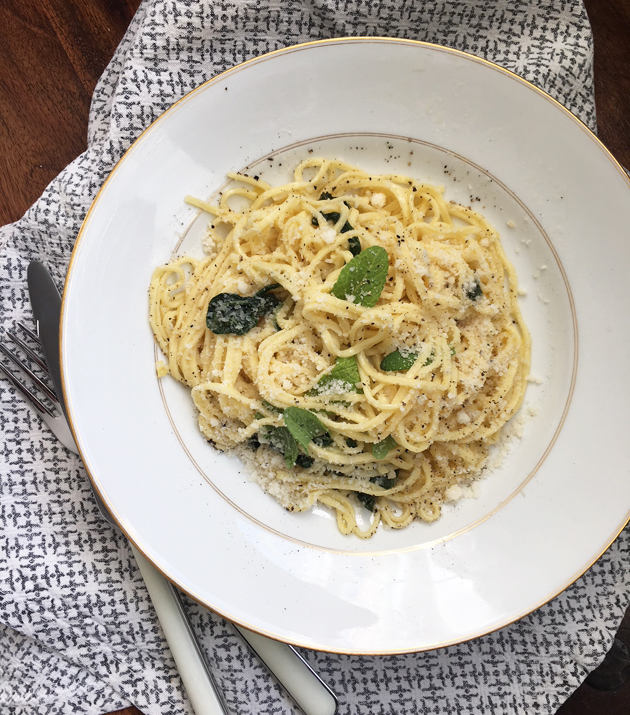 Simppeli salviapasta