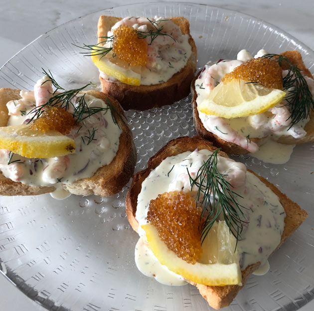 Toast skagen