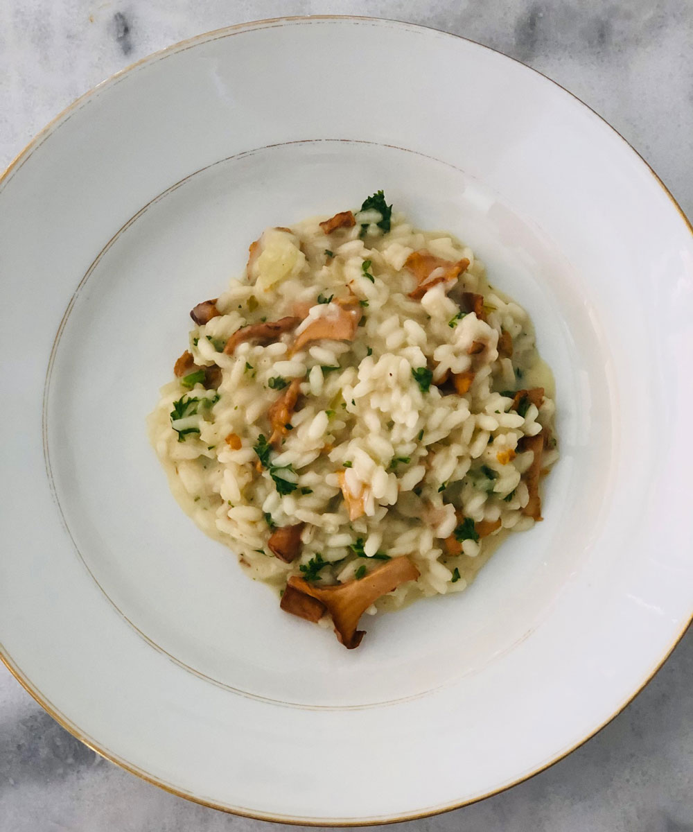 Kantarellirisotto