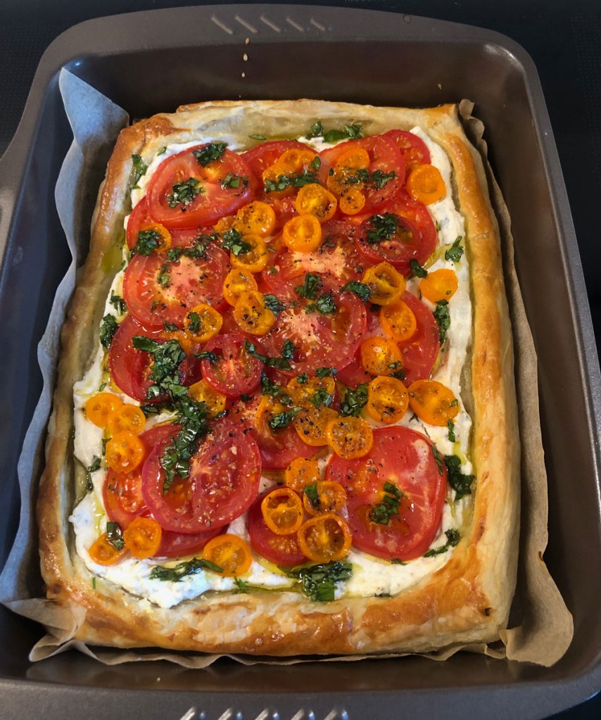 Helppo tomaattipiirakka