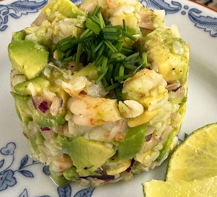 Katkarapu-avokadotartar