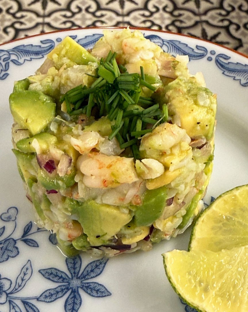 Katkarapu-avokadotartar