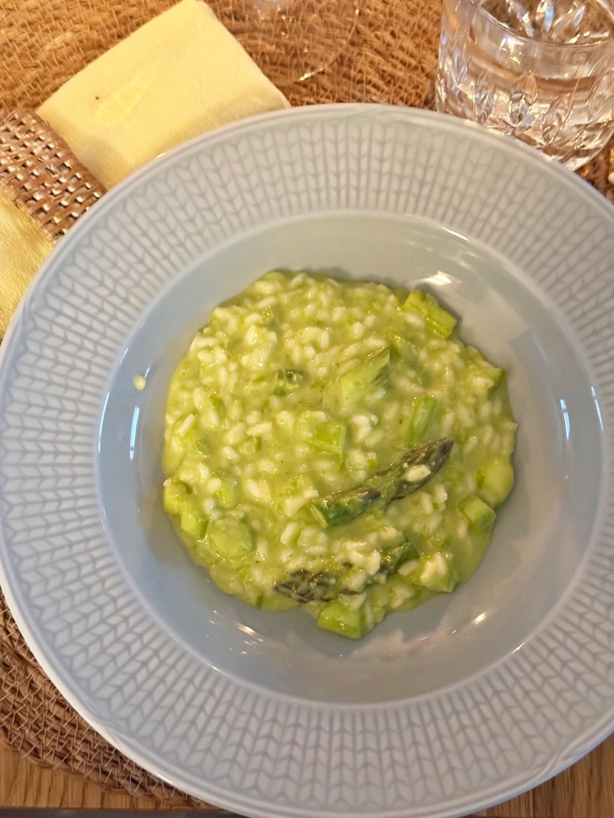 Parsa-hernerisotto – vihreä&nbsp;risotto